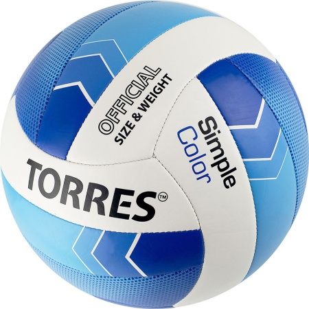 Купить Мяч волейбольный Torres Simple Color любительский р.5 в Шелехове 